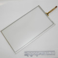 Сенсорное стекло (тачскрин) 7" дюймов (166мм x 92мм, для автомагнитолы и навигатора) шлейф сбоку N38